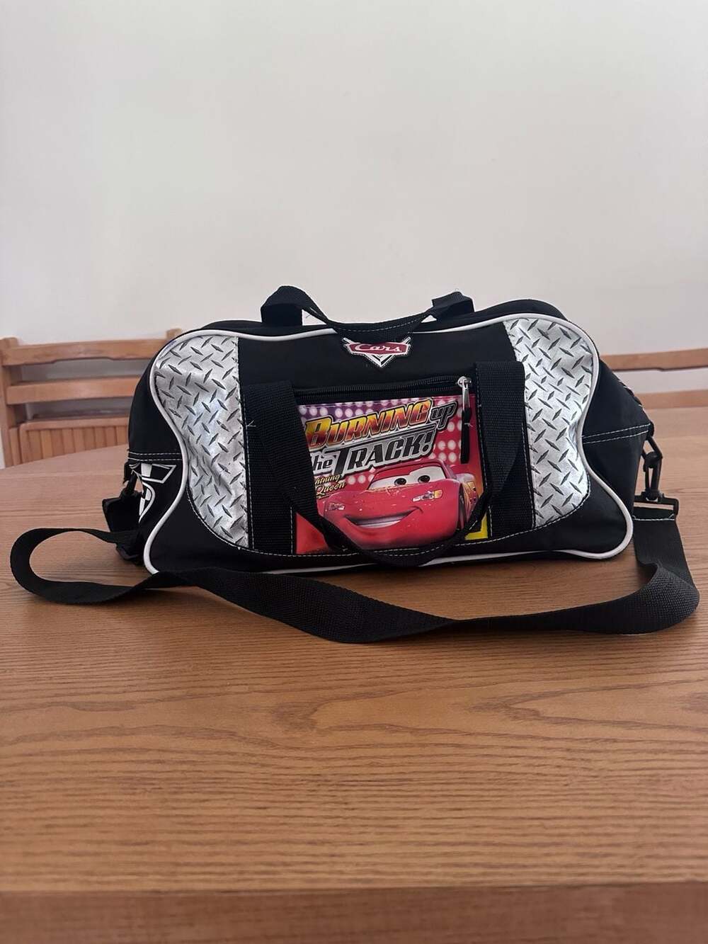 Disney Pixar Cars Duffle Bag Lightning McQueen Travel Gym Bag